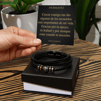 Pulsera "Te Amo Siempre" -Hermano