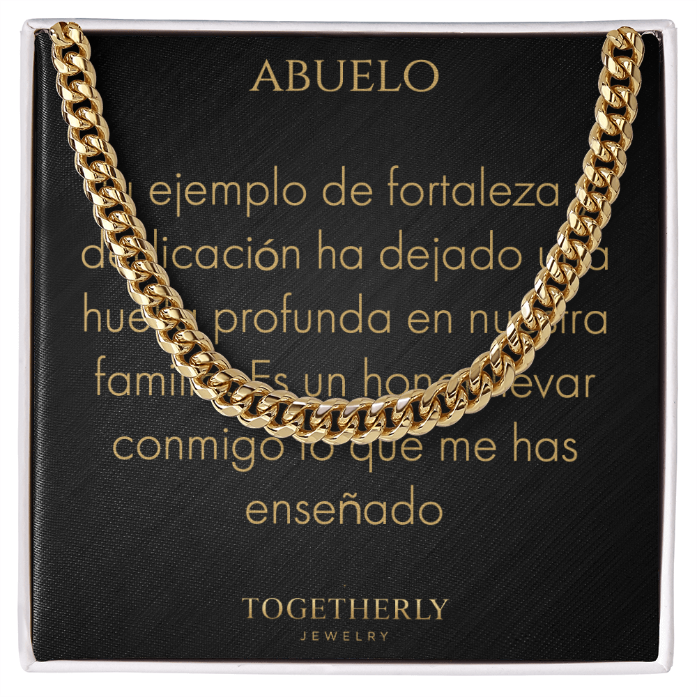 Cadena de Eslabones Cubanos - Abuelo