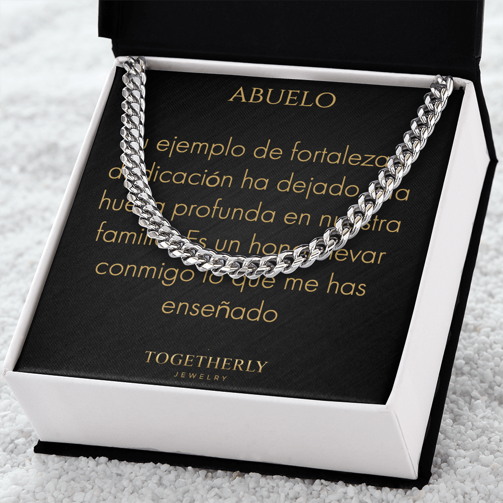 Cadena de Eslabones Cubanos - Abuelo