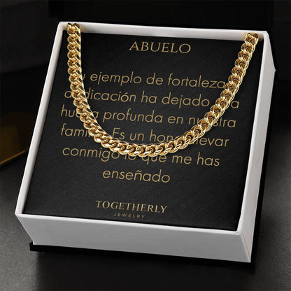 Cadena de Eslabones Cubanos - Abuelo