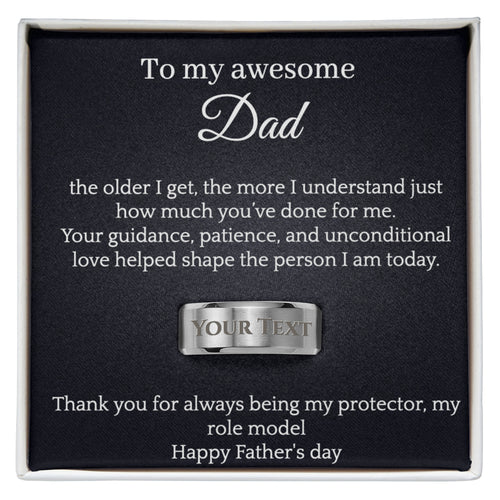 Men's Ring - My awesome dad