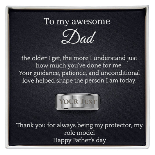 Men's Ring - My awesome dad