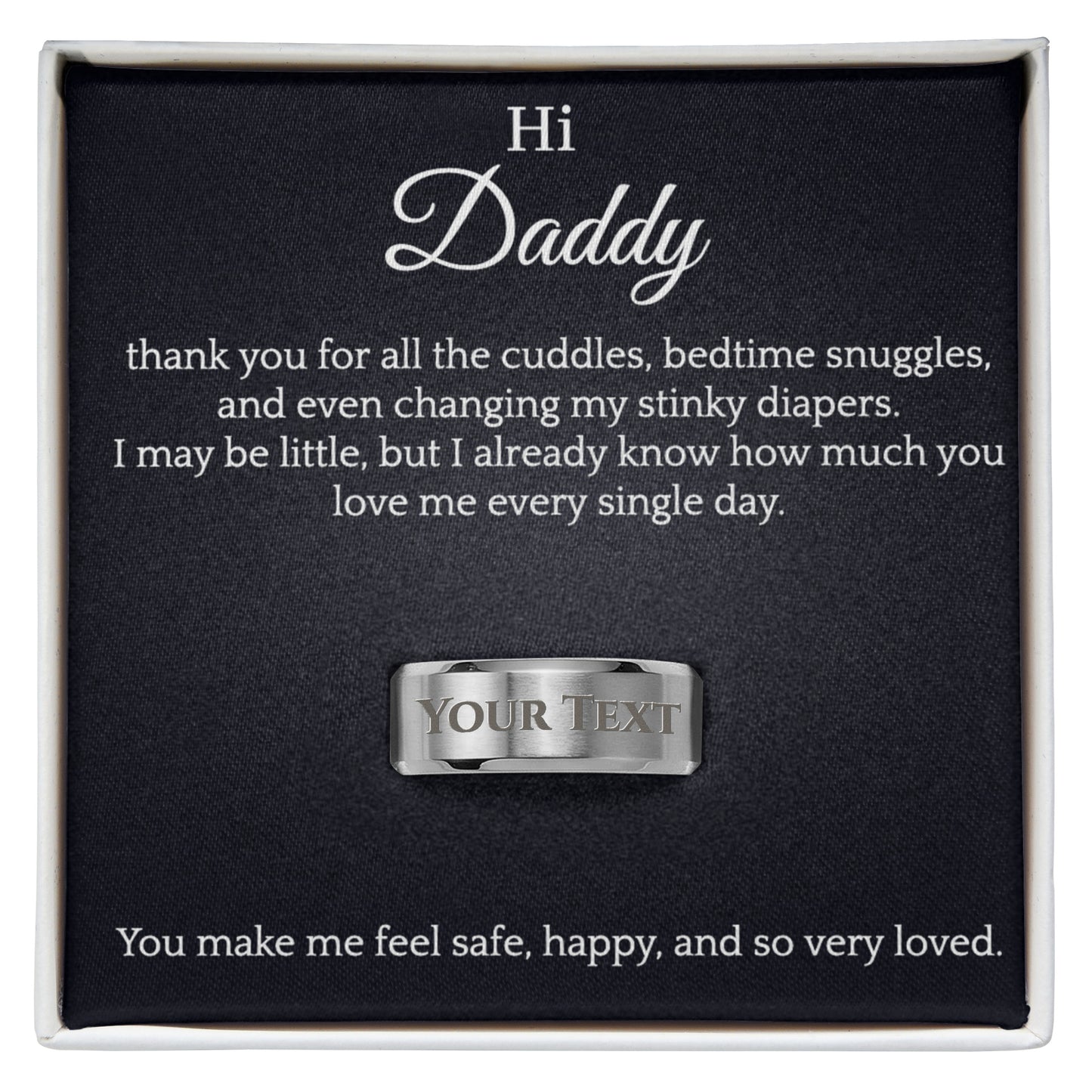 Men's ring - Hi Daddy!