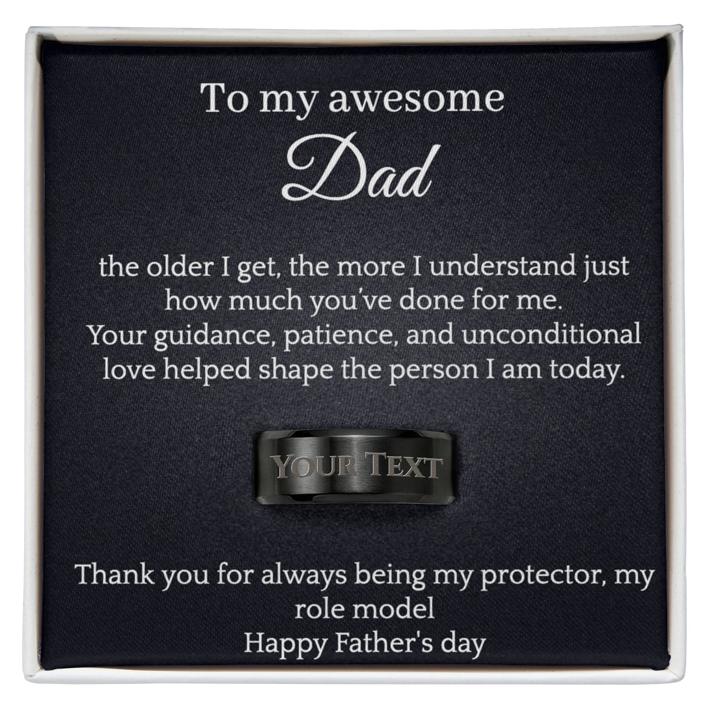 Men's Ring - My awesome dad