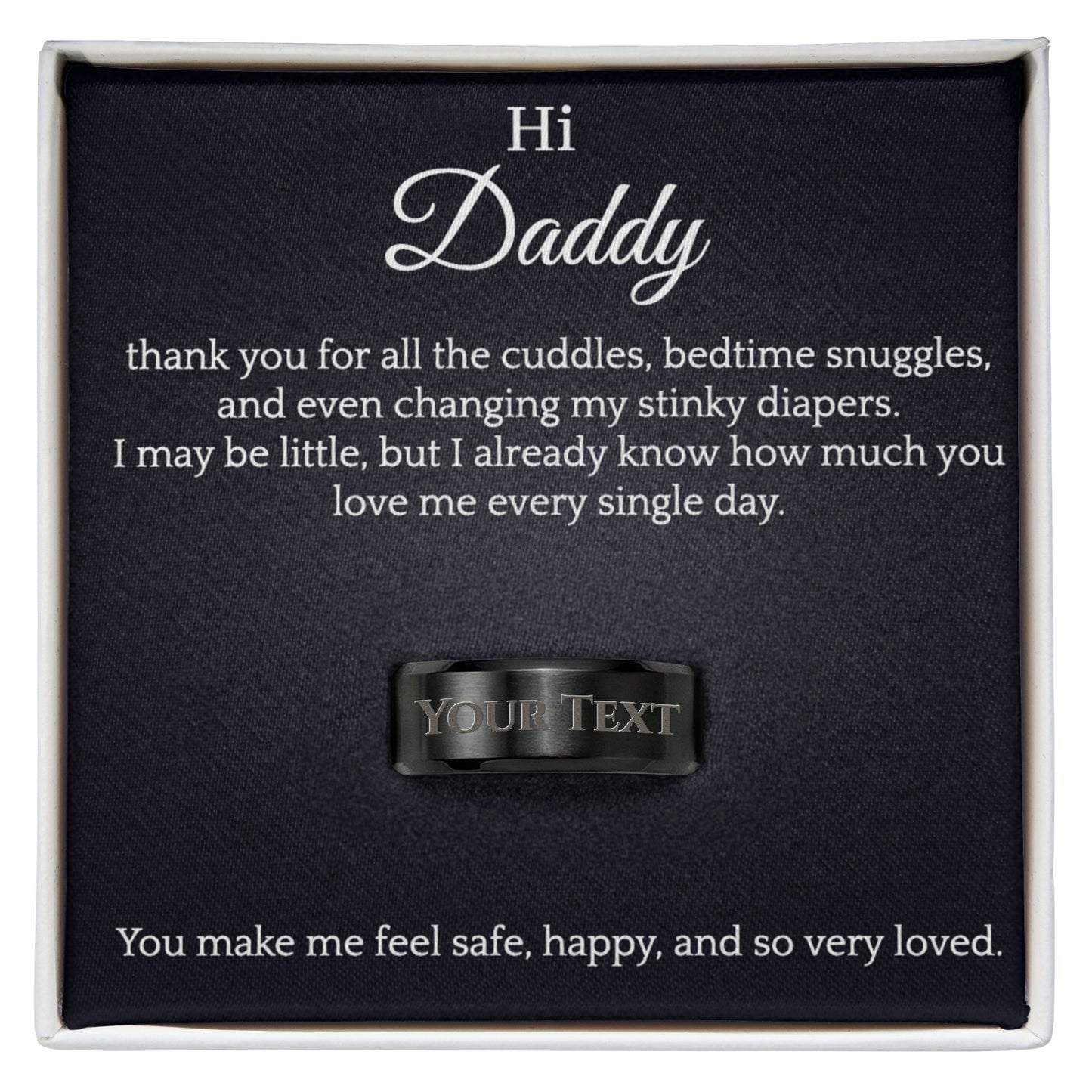Men's ring - Hi Daddy!