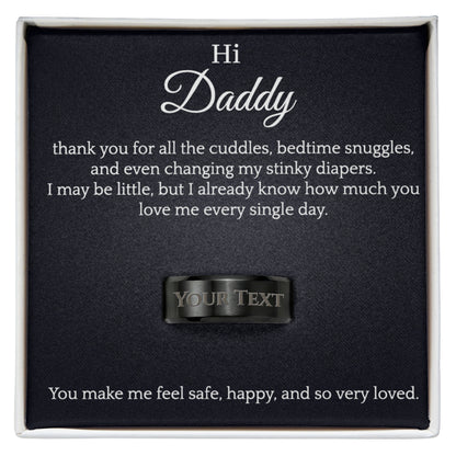 Men's ring - Hi Daddy!