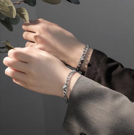 Pulsera magnética de pareja Corazón