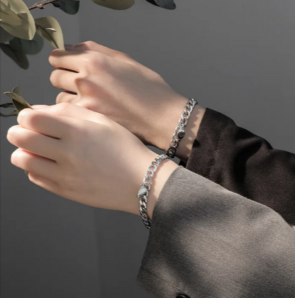 Pulsera magnética de pareja Corazón
