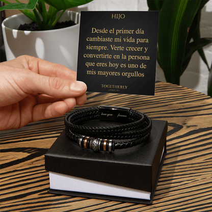 Pulsera "Te Amo Siempre"- Hijo